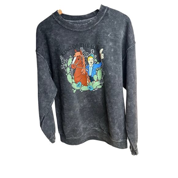 Vintage King of the Hill Crewneck Sweatshirt - Size M - NEW - Picture 1 of 7